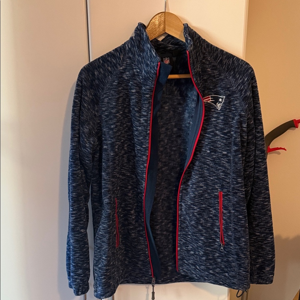 NFL Blue Jacket with Red Trim